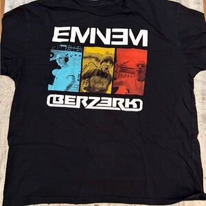 Eminem Berzerked graphic Tee black men’s size XL/XXL NO TAG SLIM SHADY